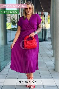 FILBERTA Kleid in Purpur – Große Größen | Cavaricci.de