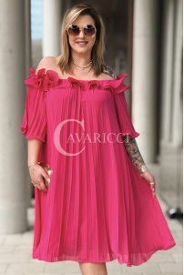 DIORKA Kleid in Fuchsia – Große Größen | Cavaricci.de