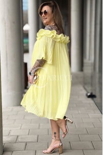 DIORKA Kleid in Gelb – Große Größen | Cavaricci.de