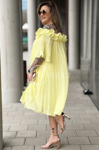 DIORKA Kleid in Gelb – Große Größen | Cavaricci.de