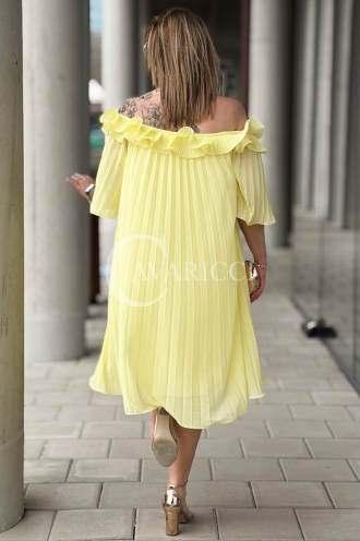 DIORKA Kleid in Gelb – Große Größen | Cavaricci.de