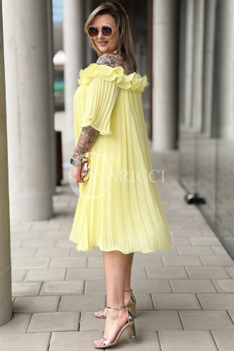 DIORKA Kleid in Gelb – Große Größen | Cavaricci.de