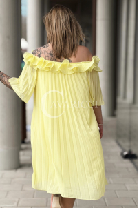 DIORKA Kleid in Gelb – Große Größen | Cavaricci.de