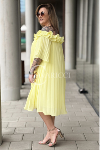 DIORKA Kleid in Gelb – Große Größen | Cavaricci.de