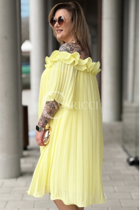 DIORKA Kleid in Gelb – Große Größen | Cavaricci.de