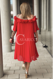 DIORKA Kleid in Rot – Große Größen | Cavaricci.de