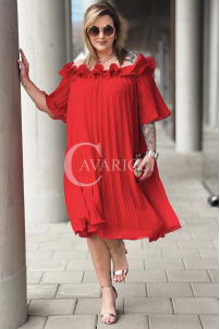 DIORKA Kleid in Rot – Große Größen | Cavaricci.de