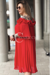 DIORKA Kleid in Rot – Große Größen | Cavaricci.de