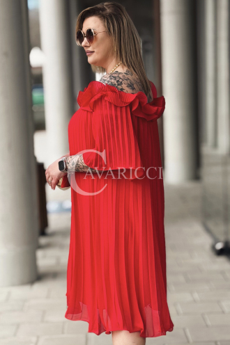 DIORKA Kleid in Rot – Große Größen | Cavaricci.de