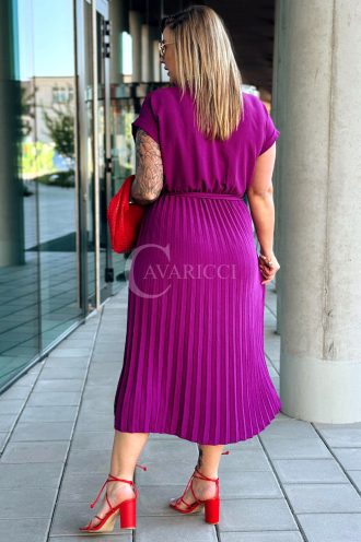 FILBERTA Kleid in Purpur – Große Größen | Cavaricci.de