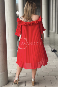 DIORKA Kleid in Rot – Große Größen | Cavaricci.de