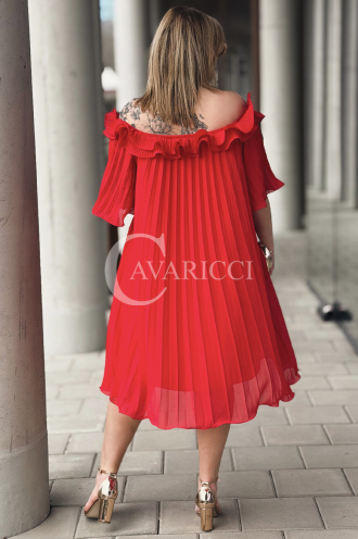 DIORKA Kleid in Rot – Große Größen | Cavaricci.de
