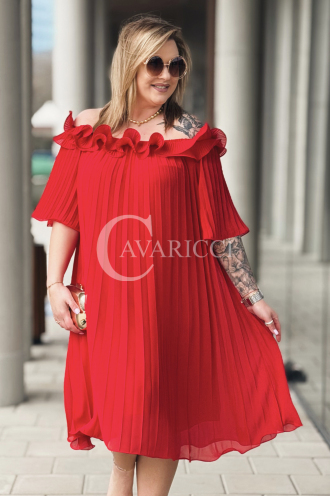DIORKA Kleid in Rot – Große Größen | Cavaricci.de