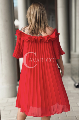 DIORKA Kleid in Rot – Große Größen | Cavaricci.de