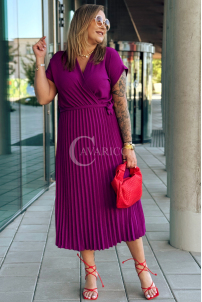 FILBERTA Kleid in Purpur – Große Größen | Cavaricci.de