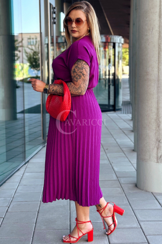 FILBERTA Kleid in Purpur – Große Größen | Cavaricci.de
