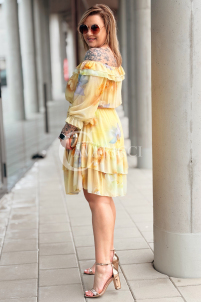 ELISABETH Kleid in Gelb – Große Größen | Cavaricci.de