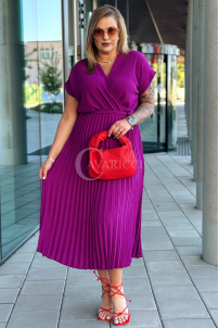 FILBERTA Kleid in Purpur – Große Größen | Cavaricci.de
