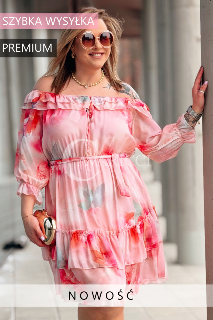 ELISABETH Kleid in Fuchsia – Große Größen | Cavaricci.de