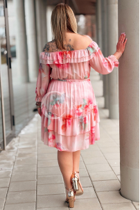 ELISABETH Kleid in Fuchsia – Große Größen | Cavaricci.de