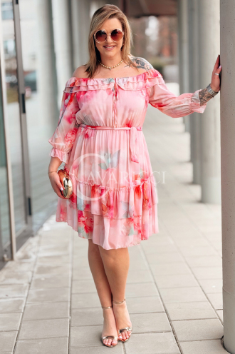 ELISABETH Kleid in Fuchsia – Große Größen | Cavaricci.de