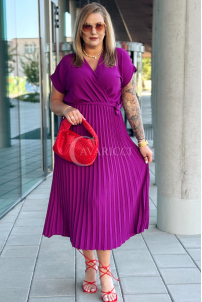FILBERTA Kleid in Purpur – Große Größen | Cavaricci.de