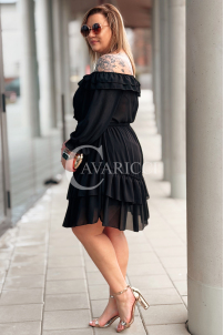 ELISABETH Kleid in Schwarz – Große Größen | Cavaricci.de