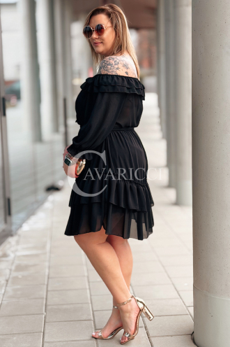 ELISABETH Kleid in Schwarz – Große Größen | Cavaricci.de