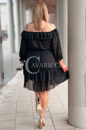 ELISABETH Kleid in Schwarz – Große Größen | Cavaricci.de