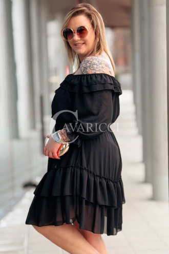 ELISABETH Kleid in Schwarz – Große Größen | Cavaricci.de