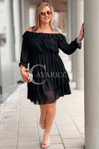 ELISABETH Kleid in Schwarz – Große Größen | Cavaricci.de