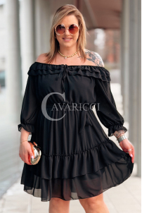 ELISABETH Kleid in Schwarz – Große Größen | Cavaricci.de