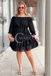 ELISABETH Kleid in Schwarz – Große Größen | Cavaricci.de