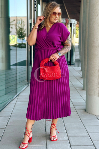 FILBERTA Kleid in Purpur – Große Größen | Cavaricci.de