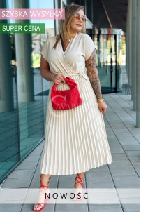 FILBERTA Kleid in Beige – Große Größen | Cavaricci.de