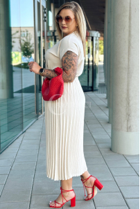 FILBERTA Kleid in Beige – Große Größen | Cavaricci.de