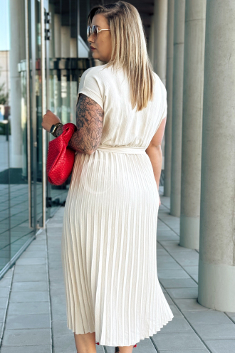 FILBERTA Kleid in Beige – Große Größen | Cavaricci.de