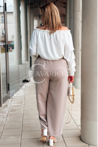 ZITA Hose in Taupe – Große Größen | Cavaricci.de