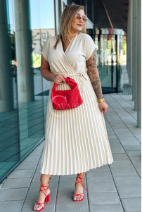 FILBERTA Kleid in Beige – Große Größen | Cavaricci.de