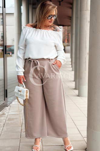 ZITA Hose in Taupe – Große Größen | Cavaricci.de