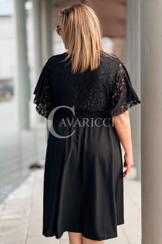 CLARISSA Kleid in Schwarz – Große Größen | Cavaricci.de