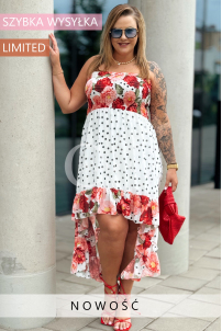VALENTINA Kleid in Rot – Große Größen | Cavaricci.de