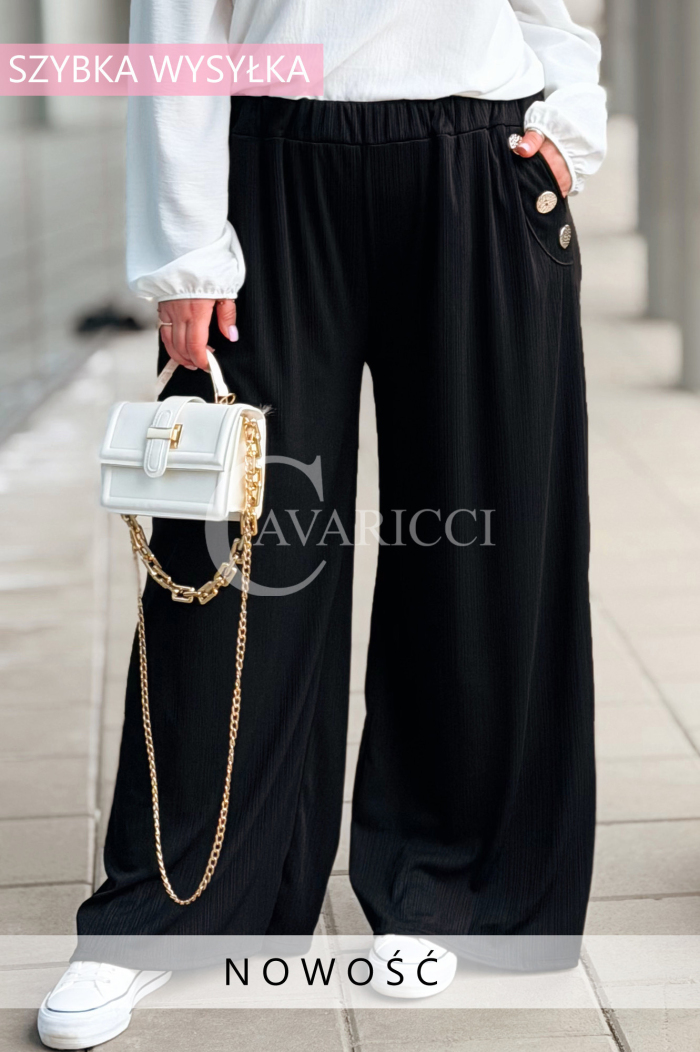 ZINERVA Hose in Schwarz – Große Größen | Cavaricci.de