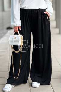 ZINERVA Hose in Schwarz – Große Größen | Cavaricci.de