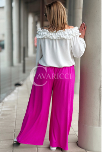 ZINERVA Hose in Fuchsia – Große Größen | Cavaricci.de