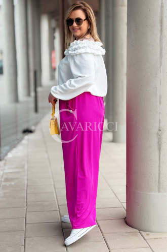 ZINERVA Hose in Fuchsia – Große Größen | Cavaricci.de
