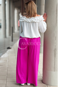 ZINERVA Hose in Fuchsia – Große Größen | Cavaricci.de