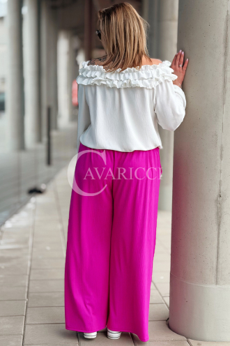 ZINERVA Hose in Fuchsia – Große Größen | Cavaricci.de