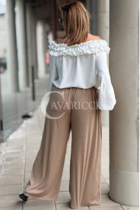 ZINERVA Hose in Beige – Große Größen | Cavaricci.de