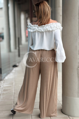 ZINERVA Hose in Beige – Große Größen | Cavaricci.de